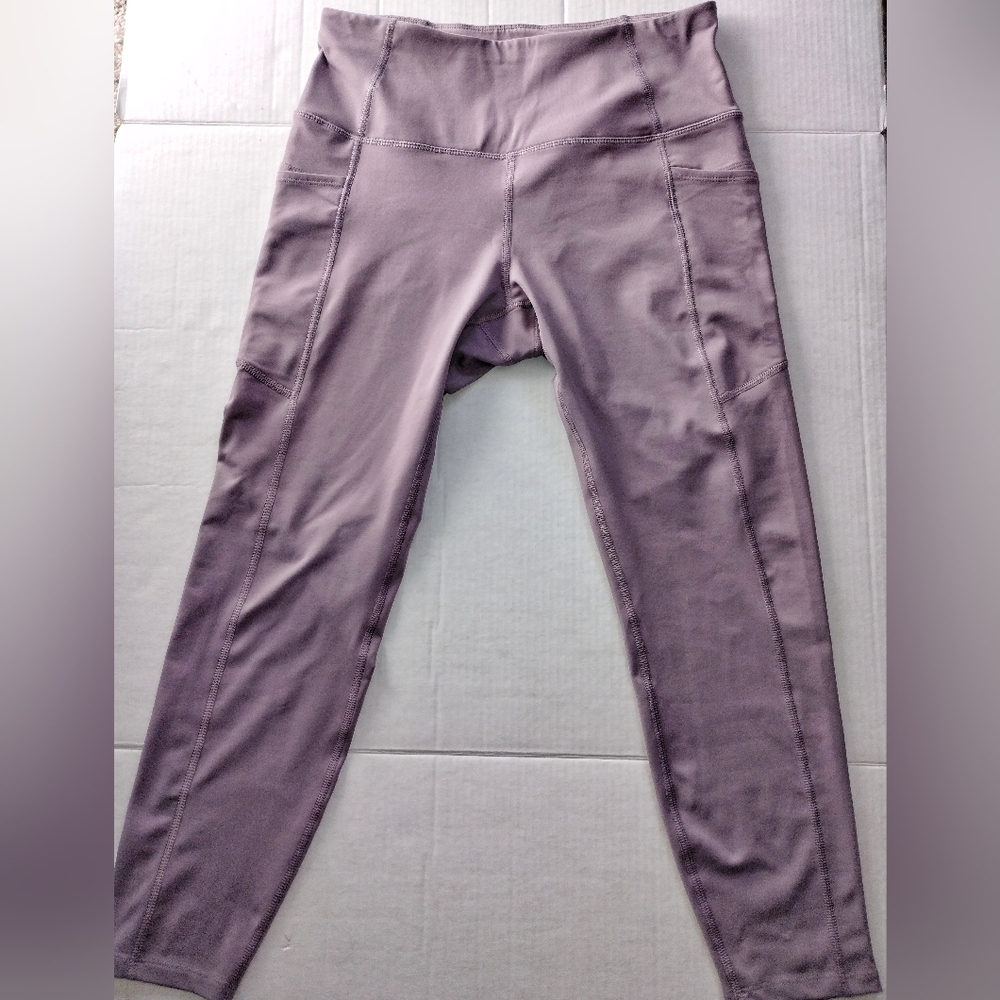 Apana Muted Purple Leggings, Size large